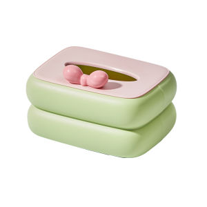 Angola Kotak Tisu Kue/Coquette Style D69 Tissue Box/Kotak Tisu Warna Pastel Lucu