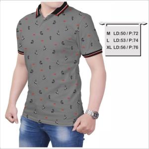 Son clothing - T shirt Kaos polo shirt distro motif full print lengan pendek | kaos kerah pria kd 003