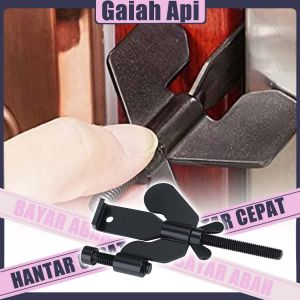 Portable Door Lock Stainless Steel Anti-Theft for Hotel Home Travel Security