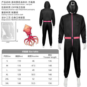 Banknote house dali cosplay onesie black halloween adult child games cosplay costume holiday gifts