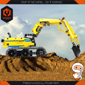 CNY Sales | iM.Master Mechanical Master Block 3 in 1 Mode Excavator Robot R/C+APP Control DIY STEM Brick RC Vehicles (