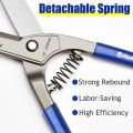 10 inches Aluminum Tin Snips Cutter Metal Sheet Cutter Heavy Duty Scissor MultiPurpose Shears Tool. 