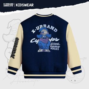 Jaket Varsity Baseball Anak Bordir Cyclops Terbaru K078