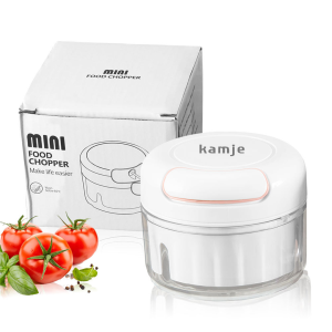 KAMJE Blender Penggiling Penghalus Pencacah Bumbu Mini Chopper Serbaguna Tarik Manual KMJ014