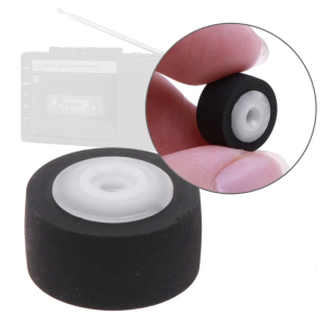 Replacement Pulley Wheel Low Noise Tape Recorder Rubber Pinch Roller Pressure Cassette Belt Pulley Rubber Coated Roller
