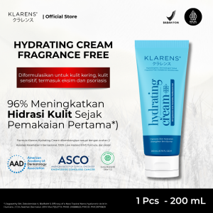 Klarens Hydrating Cream - Lotion Pelembab Kulit Sensitif 200 ml