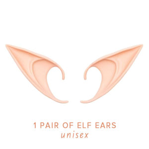 Halloween Elf ears Halloween role-playing ear accessories latex earrings masquerade party supplies HIEM