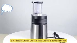 250W 5-in-1 Electric Vegetable Slicer Shredder Cheese Grater Cabbage Cutter Carrot Cabbage Shredder