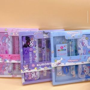 AIKA STATINERY SET 7 IN 1 ALAT TULIS SEKOLAH KOMPLIT / KOTAK PENSIL ANAK / SOUVENIR HADIAH KADO / BINGKISAN ULTAH ANAK KARAKTER