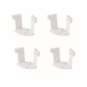 Foldable Bed Sheet Fastener Clips 4pcs Rotating Non-Needle Anti-Shift Fixer Quilt Holder Sofa Cover Gripper