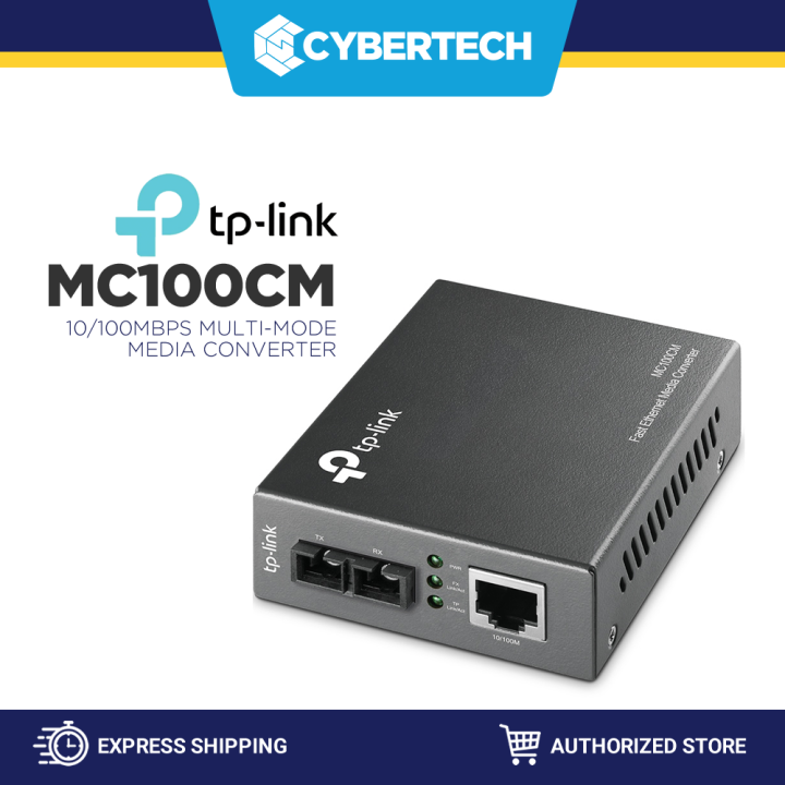 Convertisseur de Média Multimode TP-Link MC100CM 1000 Mbit/s