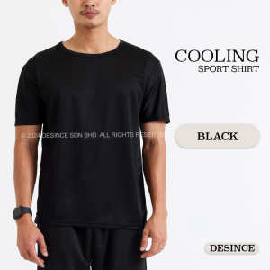🇲🇾 DESINCE Breathable T-shirt Cooling Effect Exercise Sportswear Men Sports Tees Baju Sukan Lelaki Plain Shirt MT 055