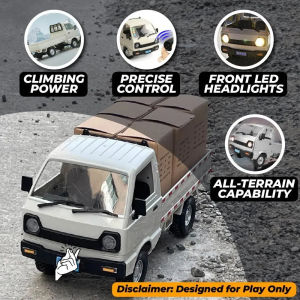 LUSIT 1:16 Remote Control Truck Micro Truck 2.4GHz Remote Control Van All-Terrain Remote Control Car Toy Indoor Play