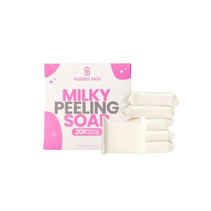 HABIBI Milky Peeling Soap Original - 10x Whitening - Instant Permanent White Bleaching Soap - 20pcs