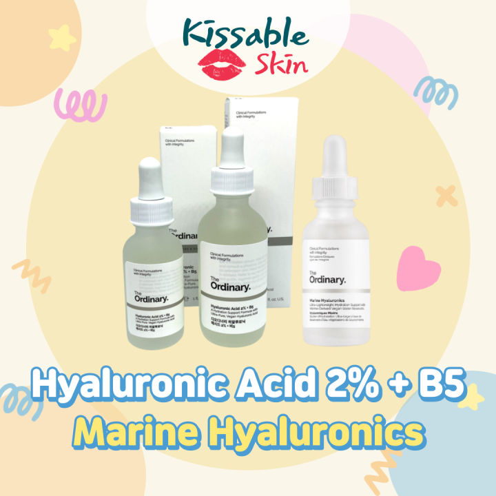 [THE ORDINARY] Hyaluronic Acid 2 + B5 30ml/60ml / Marine Hyaluronics