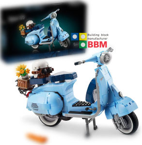 24 Hour Shipping❗❗❗ Compatible building blocks Copy Lego Compatible LEGO Motorcycle-Vespa 10298( 1106+PCS)
