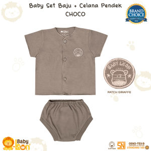 Sleepsuit Jumper BABY LEON Setelan Baju Bayi Lengan Panjang Lengan Pendek + Celana Panjang Celana Pendek EARTH COLOR SM-901 SM-902 SM-905 SM-907 Baju Bayi Baru Lahir Baju Tidur Bayi Baju Harian Bayi Atasan Kaos Bayi Pakaian Bayi Celana Pendek bayi
