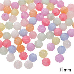 10-25pcs AB ngọc trai nhiều màu đám mây hạt hình trái tim Acrylic chuông hoa phong lan bí ngô hạt charm hạt cho làm đồ trang sức tự làm vòng tay vòng cổ bông tai