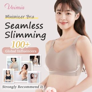 Seamless Minimizer Bra Wirefree Support Bra Minimizes Bust Prevents Sagging Full Coverage Womens Underwear
