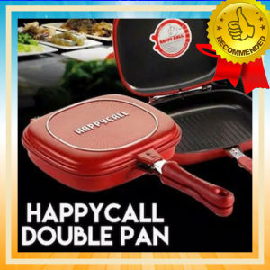 ( Bayar COD ) Teflon Anti Lengket Happy Call Double Pan Serbaguna - Perangkat Masak Spesial