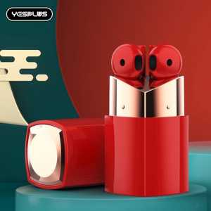 【YESPLUS】 HEADSET WIRELESS TWS-F1 EARPHONE WIRELESS MODEL LIPSTICK