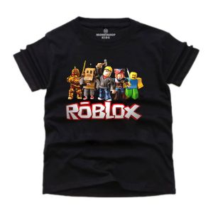 ( Kaos Anak ) Monstahopkids Kaos Anak Laki-Laki Perempuan Motif ROBLOX GRUP PUTIH Bahan 24s