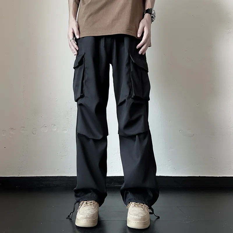 Cargo Pants Men Straight Cut Seluar Kargo Lelaki 6 poket Knee Length 3  quarter Pants Men 5XL 4XL 3XL Short Pants Men