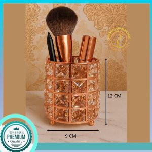 Tempat Kuas Makeup Kristal Mewah Pen holder Tempat pulpen Tempat Remote Brush Holder