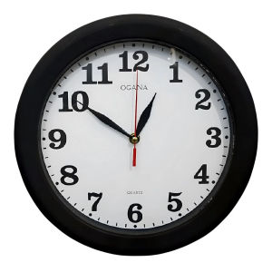Jam Dinding Putih Polos Diameter 30 Cm – Jam OGANA / Jam Dinding BESAR Jam Dinding Quartz Hiasan Dinding Rumah