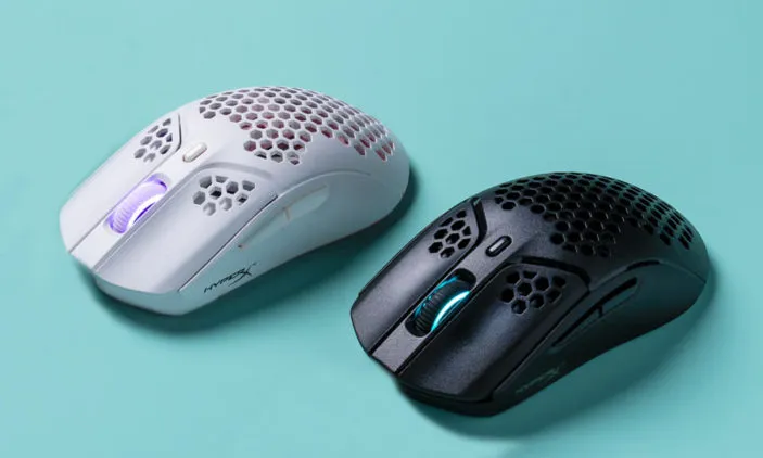 HyperX Pulsefire Haste Wireless Gaming Mouse, Black/White, Gaming-Grade Wireless, Up to 100 Hours Battery