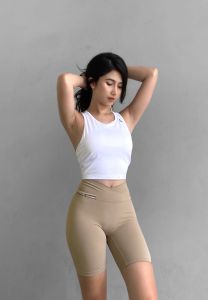 Áo croptop tập gym yoga nữ Fitme Meta form chất liệu thun cao cấp ôm body thấm hút mồ hôi ACRT