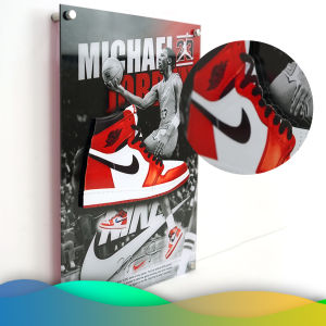 Poster Dinding Akrilik Timbul / Hiasan Dinding Akrilik Timbul Motif Ukuran A3 30x42cm