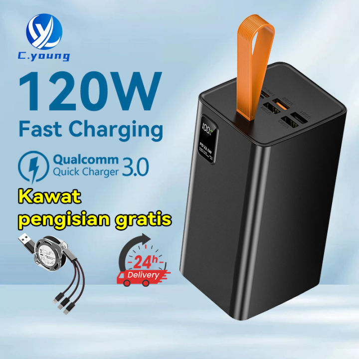 C.YOUNG Power Bank hp tahan lama Original Asli PowerBank Fast Charging