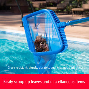 Swimming Pool Underwater Cleaning Tools Deep Water Salvage Net Pool Fishing Net Fallen Leaf Pool Accessories (Pole free)