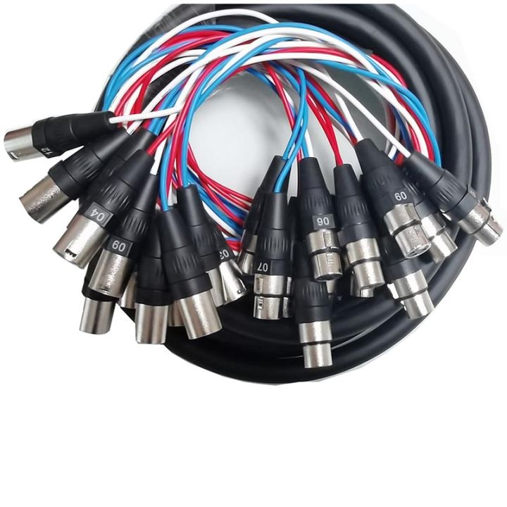 12 Channel XLR Snake Cable - Pro Audio Snake for Live, Recording ...