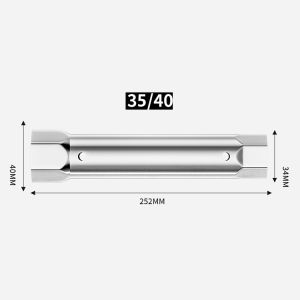 【Hot Sale】Multi-purpose hollow hexagon wrench / ergonomic labor-saving / multi-purpose chrome-plated anti-corrosion double-end socket wrench