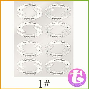 Thai Dee สติ๊กเกอร์อายแชโดว์ แม่แบบเขียนอายไลเนอร์ เปลือกตา Makeup Tools