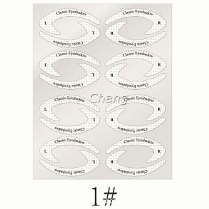 Chang สติ๊กเกอร์อายแชโดว์ แม่แบบเขียนอายไลเนอร์ เปลือกตา Makeup Tools