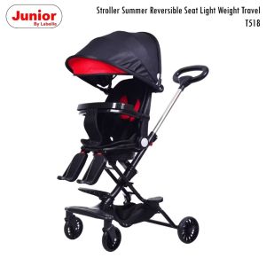 Junior Labeille T518 Baby Stroller Lipat Stroller Summer Reversible Seat Light Weight Travelling Kereta Dorong Lipat Bayi Anak Kidu Baby