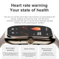 【Fast delivery】2025 Men Women HD Bluetooth Call 2.1-inch Smartwatch AMOLED screen Blood Pressure Monitor IP67 waterproof women's Smartwatch + box. 