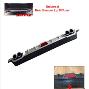 local shipment Universal Rear Bumper Diffuser with screw