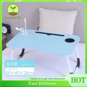 NEW HOT Foldable Laptop Desk For Studying Adjustable Laptop Wooden Table Furniture High Quality Wood Affortable