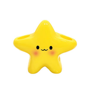 Giá để bàn chải đánh răng hình ngôi sao dễ thương với lưu trữ cho đồ trang trí phòng tắm và tổ chức kem đánh răng