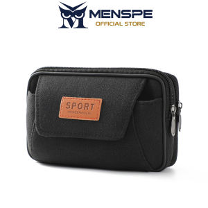 MENSPE Men’s Waist Bag Sports Waist Belts Bag Three Layer Pocket Design Adjustable Running Pouch Waterproof Fitness Bag Money Phone Waist Fanny Pack Jogging Belt Fanny Pack for Workouts Sports Outdoor