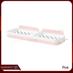 Rak Sabun Batang Gantung Dinding Rack Organizer Skincare Soap Case Dish Dryer 2 Sekat Multifungsi