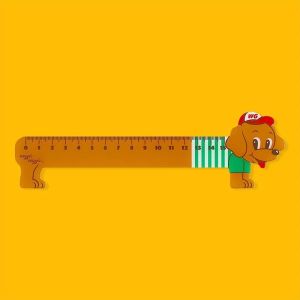 Wiggle Wiggle ไม้บรรทัด Arcylic Ruler ไม้บรรทัดอะคริลิค ของแท้ 100%