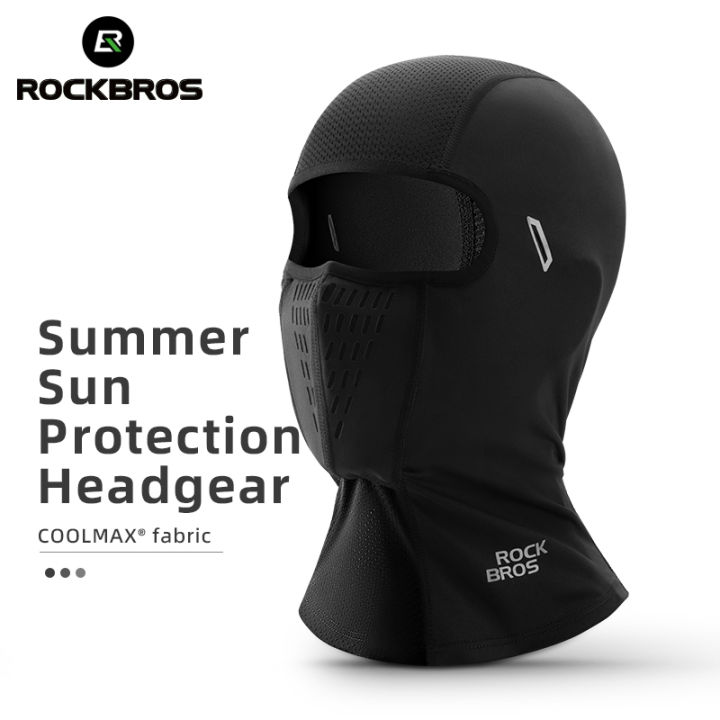 ROCKBROS Cycling Face Mask Sun Protection Breathable Fishing Face Cover for  Men Women Sweat-absorbing Quick-drying Anti-UV Motorcycle Full Face  Headgear
