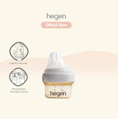 Hegen PCTO™ 60ml/2oz Feeding Bottle PPSU with Extra Slow Flow Teat (from 0 to 1 mo)