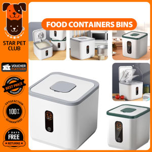 Large Capacity Pet Food Containers Bins Airtight Storage Container Multi-Purpose Large Capacity for Pet Dry Food Freeze-dried
