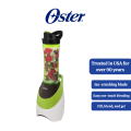 Oster MyBlend Personal Blender with Green 20oz Travel Sports Bottle - 250 watts, Ice-Crushing, Portable Tumbler, Blender Shaker (Juicer and Portable Blender). 